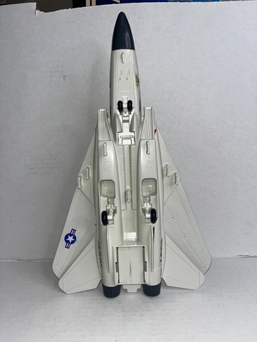 Vintage Hasbro Flying Fighters Jet  F-14 Tomcat Jolly Rogers VF-84 1989 - Picture 9 of 10