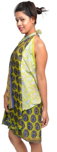 Lote de 40 faldas artísticas de seda saris en 24", 30", 36"" talla - 100 maneras de usar - Imagen 6 de 8