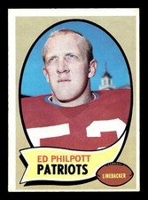 Ed Philpott 1970 Topps #138 Boston Patriots Vg-Ex