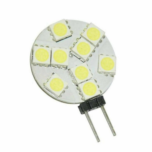 2X G4 DC 12V 5050 SMD 6/9/12 LED Car Boat Light Pure/Warm White Round Bulb Lamp - Picture 4 of 12