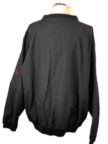 Devon & Jones Golf Windbreaker Mens XL Black Pullover Zip Off Sleeves Pockets - Picture 3 of 10