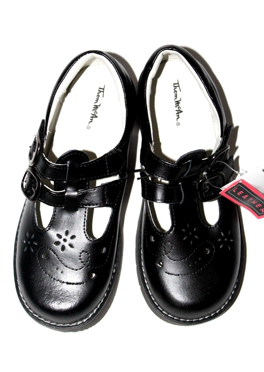 Thom McAn Basic Editions Youth Abbey Black Mary Jane School Uniform Shoes 2M 5 eBay