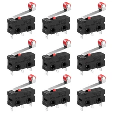 10PCS Micro Switch Roller Lever Micro Switch Limit Switch Experiments