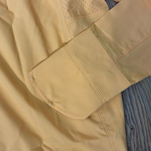 Coolibar Men's Nassau Fishing Shirt SPF 50 Orange size XL NWT - Picture 5 of 15