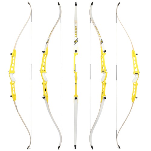 Juego de arco recurvo de tiro con arco de 68"" 20-40 lb aleación derribo diestro caza al aire libre tiro - Imagen 19 de 32