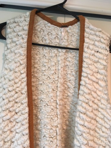 NEw Free People 'Madeline' Long Fringe Vest Boho Cardigan Sweater  $248 XS - Bild 3 von 4