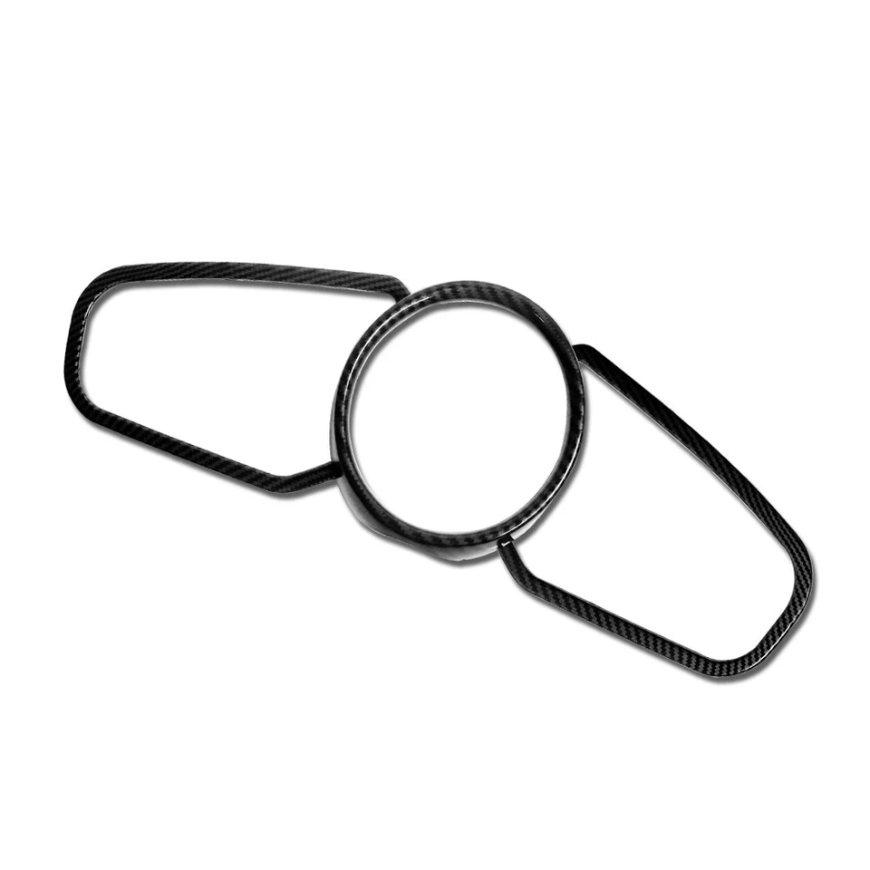 Cubiertas medidoras de tablero de instrumentos estilo fibra de carbono para 18+ Porsche Cayenne Panamera Foto 2 de 4