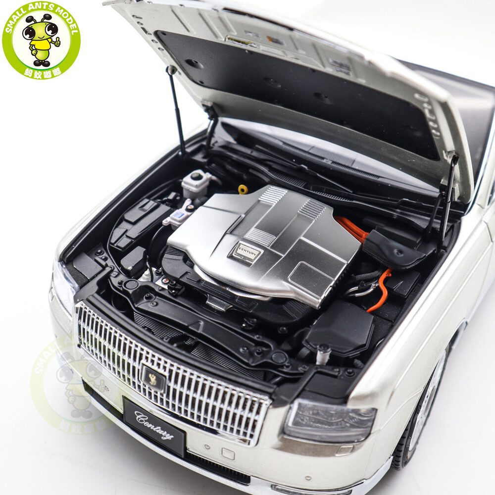 1/18 LCD Toyota Century Silver Diecast Model Car Gifts For
