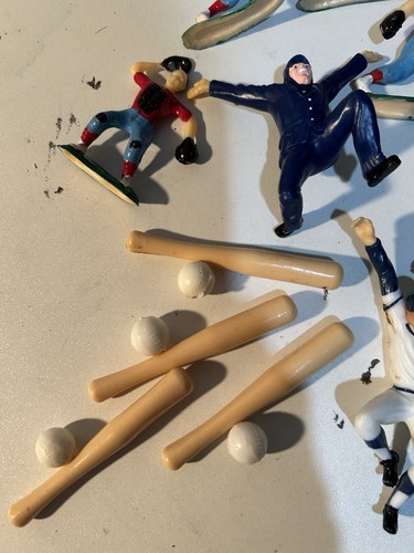 6 Vtg 1950s Celluloid Baseball Players Birthday Cake Toppers Hong Kong, 12 Total - Afbeelding 2 van 5