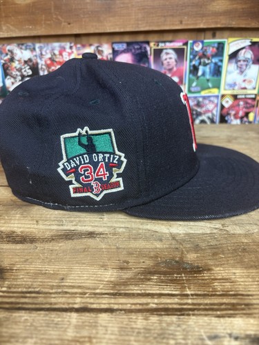 Boston Red Sox New Era David Ortiz #34 Final Season Adjustable SnapBack Hat Cap - Picture 4 of 6