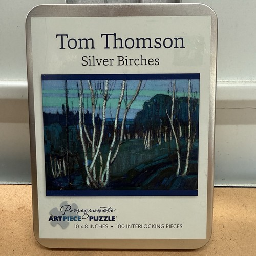 Rare Vaulted Pomegranate Artpiece Tom Thomson Silver Birches 100 Pieces Jigsaw