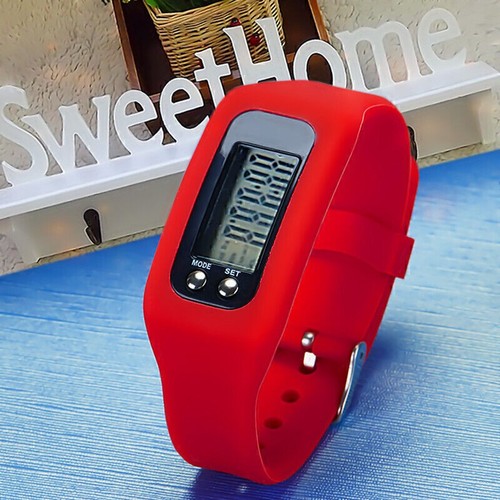 Portable LCD Run Step Calorie Counter Speed Distance Watch Bracelet Pedometer - Picture 9 of 22