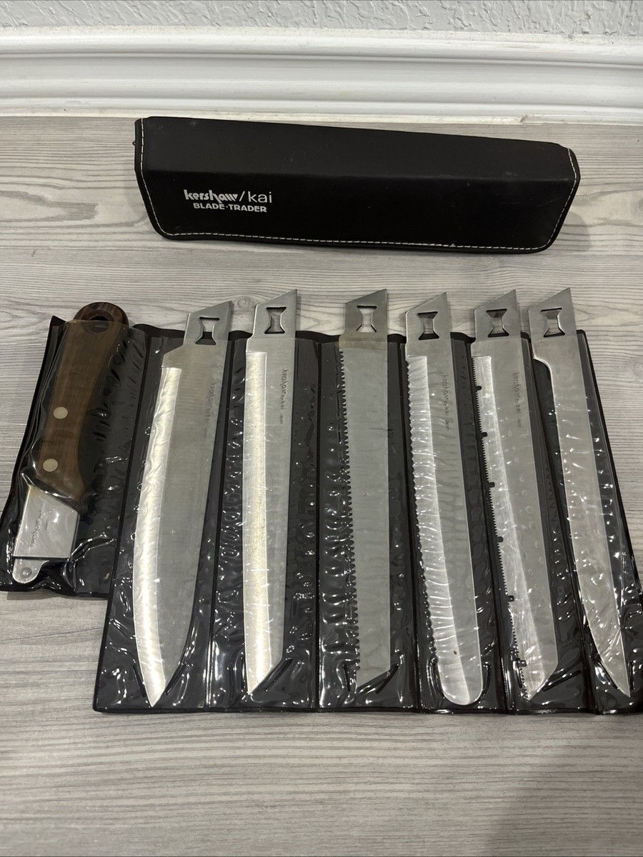 Kershaw Kai Blade Trader Interchangeable 6 Blade Knife Set With