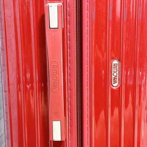 Rimowa Salsa Deluxe 104L Red 4-wheels Carry Case Suitcase 873.77 - Picture 8 of 16