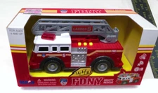 FDNY Ladder Truck Fire Department Toy - Plastic by Daron #RT8735 - NEW OLD STOCK