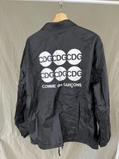 Comme des Gar ons Coach Jacket with GDG Back Print - Size: L