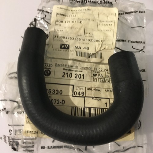 GENUINE Golf GTI R32 4Motion A3 S3 SKODA SUPERB MK3 1.4 Coolant Hose 5Q0121073D - Picture 3 of 8