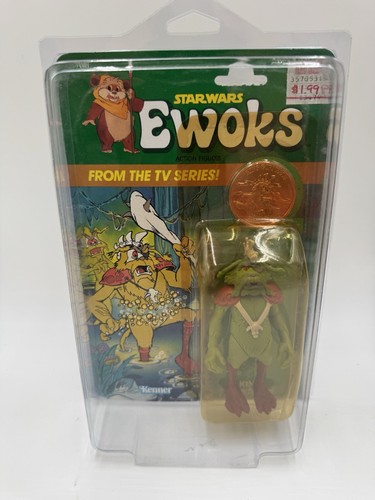 Vintage 1985 Kenner Star Wars Ewoks TV Series King Gorneesh Sealed Moc W/case - Bild 1 von 20
