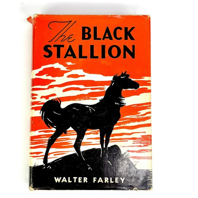 #ad 1941 quot;The BLACK STALLIONquot; By Walter Farley Vintage HC 24th Printing Random House $38.00