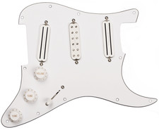 SEYMOUR DUNCAN Dave Murray Signature Prewired/Loaded WHITE Pickguard for Strat