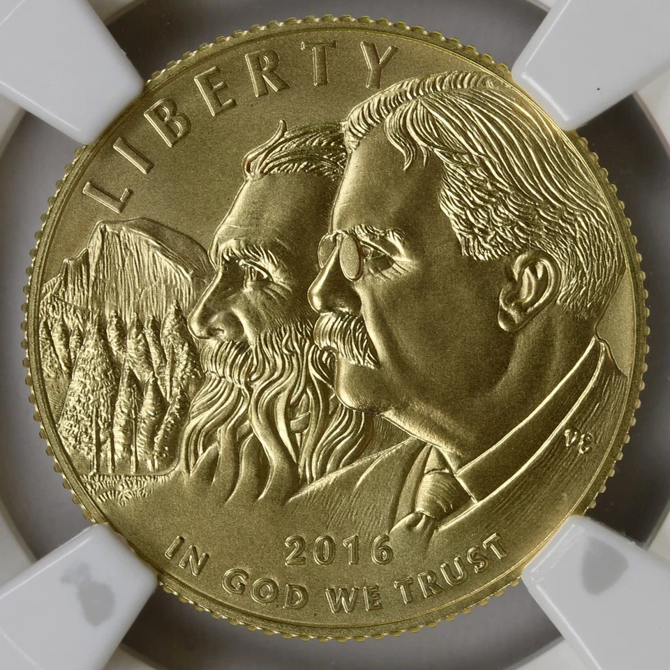 2016-W National Park Service $5 Gold Commemorative NGC MS70 - Image 3 of 4