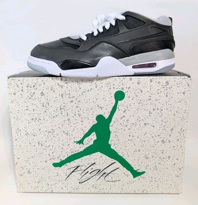 Nike Mens Air Jordan 4 RM PRM Size 10 Black Metallic HV5184-010 Fire Red Grey