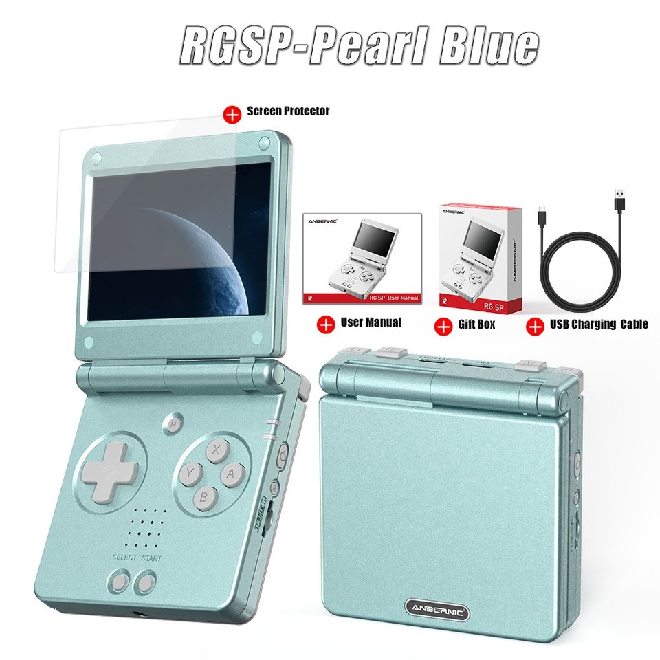 The Game Boy SP form factor gets a serious modern upgrade — Linux-powered, H700 chip, and a 3300mAh battery from the official ANBERNIC store.