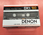 DENON DX1 60 Audio Cassette Tape Rare Set of 3 Normal 60 minutes New From Japan
