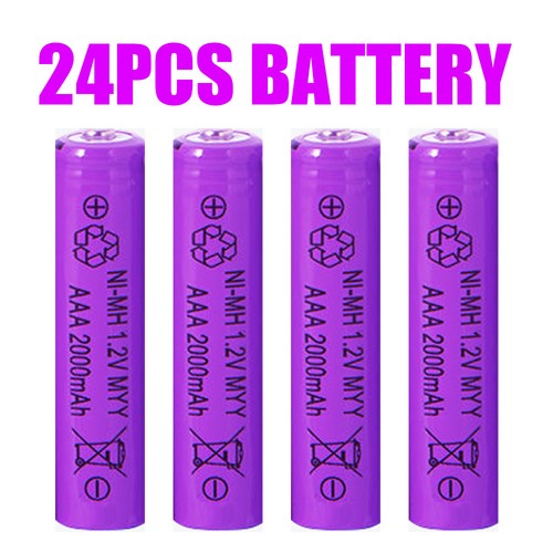 Lote de 4-16 Pilas Recargables AA / AAA de 1.2V 2000mAh Luz LED - Imagen 26 de 35