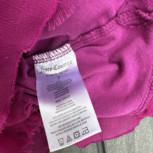 Lot of 2 Juicy Couture Girls Long Sleeves Pullover Shirts Size 6 & 7 - Picture 8 of 19