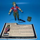 VINTAGE Gi Joe Bazooka Missile Specialist 1985 Hasbro ARAH Complete W/ File Card