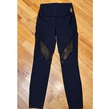 Lululemon Mesh Panel High Rise Leggings Black Size 4 7/8