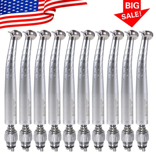 1-10 YABANGBANG Dental High Speed Handpiece / +4Hole Swivel Coupler For KaVo GD4 - Picture 19 of 29