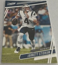 2020 Panini Prestige Football Jarrett Stidham New England Patriots base card 137