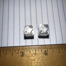 Printing Block ( 2 Majestic Eagles ) Lead Dingbats