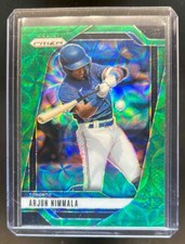 2025 Prizm Arjun Nimmala Prizm Green Scope #30/75 Blue Jays