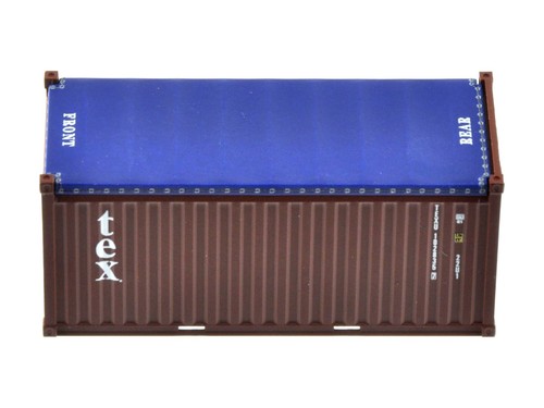 Kombimodell 88812.01 20' Container Ct20' OpenTop 22U1 TEX textainer 1/87 NEU+OVP - Bild 3 von 3