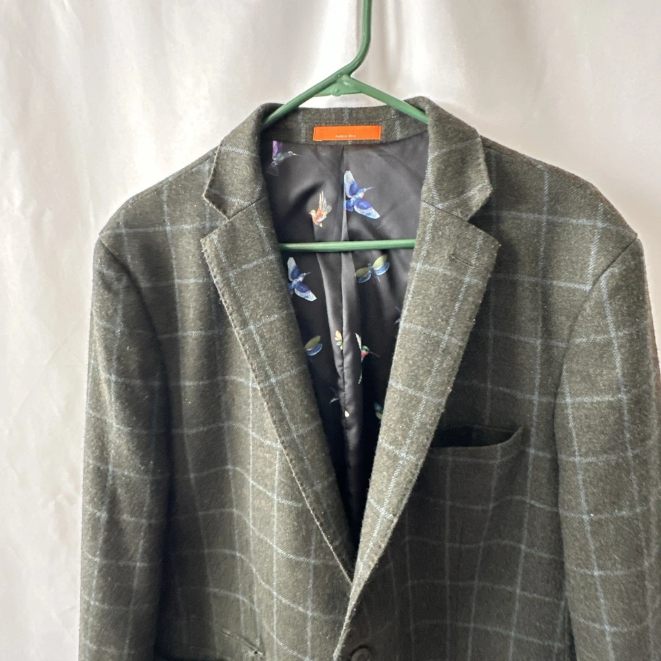 Abrigo deportivo blazer para hombre TALLIA gris 46L Foto 4 de 4