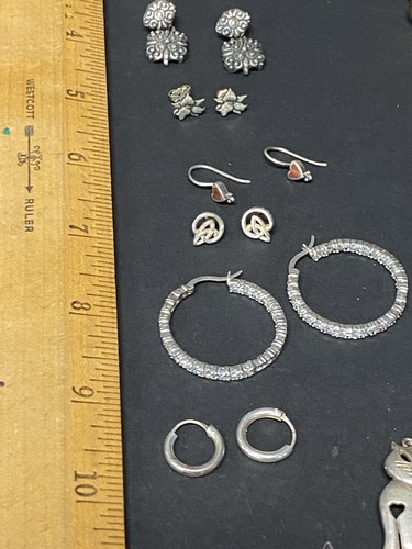 Sterling Silber gemischtes Schmuckset Türkis Edelsteine Ringe Designer Halskette 532 g K3 - Bild 7 von 24