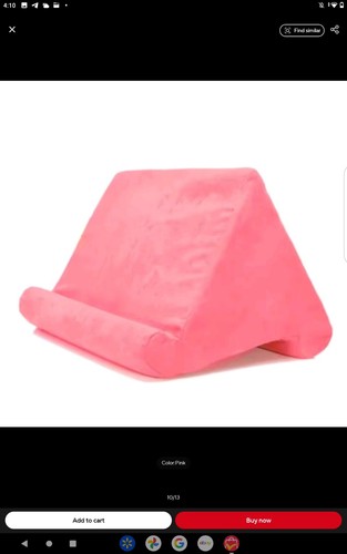 Xnyocn Tablet Stand for iPad, Samsung, Huawei Multifunction Sponge Pillow Stand - Bild 10 von 10