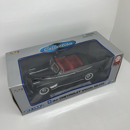 Welly 1941 Chevrolet Special Deluxe Red 1/18 Scale Diecast Model Car 9862W - Picture 6 of 10