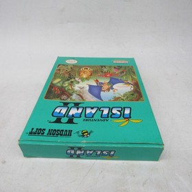 ADVENTURE ISLAND II 2 FOR NINTENDO NES IN BOX & TESTED & WORKS FAST SHIPPING