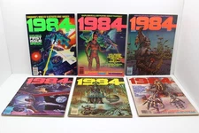 1984 A Warren Magazine ~ World of Illustrated Adult Fantasy #1, #6-#10 Very Good