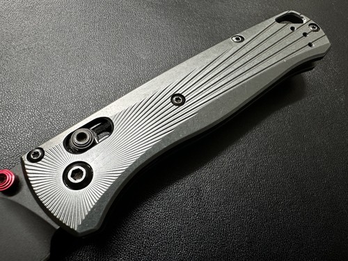 Benchmade Bugout 535BK-4 / M390 DLC, Fluted Aluminum • Made in USA • NEVER USED - Picture 6 of 18