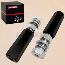 2 x Black 1/4" Quick Release Flag Pole Holder for ATV UTV Motorcycle Dirt Bike