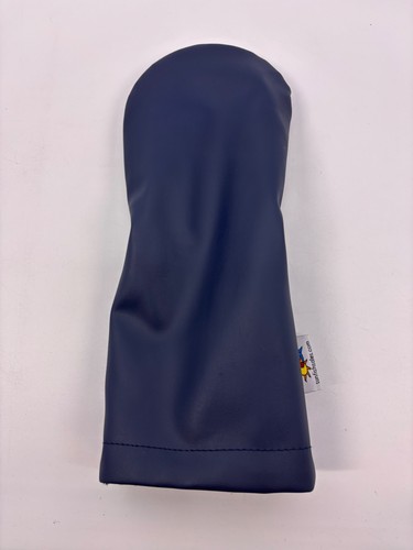 Sunfish Golf Driver Headcover Solid Blue Dura Leather Navy