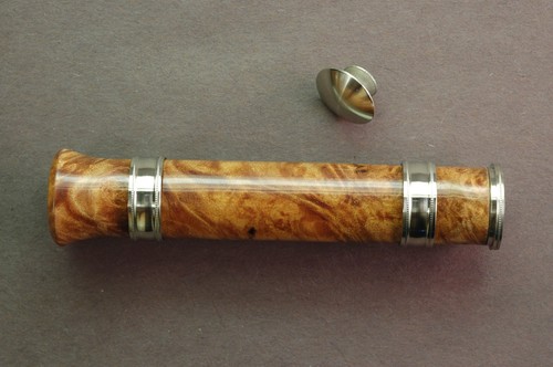 FLY ROD REEL SEAT Maple Burl 11299 Double Slide Band (or Uplock) - Picture 3 of 8