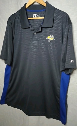 South Dakota State Jack Rabbits Russell Poloshirt, Gr. XL, grau/blau - Bild 2 von 8
