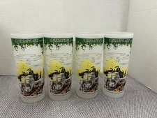 C&O Canal Historical Trail Commemorative Glassware ~  Tall Collins Glass ~ Set 4