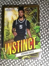 2024-25 TOPPS CHROME BASKETBALL STEPHON CASTLE INSTINCT- SPURS INS-28